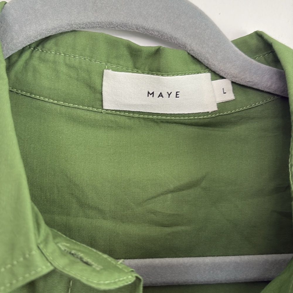 Mate - Harper Shirtdress - Apple Green - L - NWOT - Picture 4 of 5